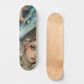 Mythologische Dragon & Nymph Girly Schaats Deck Persoonlijk Skateboard (Voorkant)