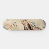 Mythologische Fantasy Dragon Girly Schaats Deck Persoonlijk Skateboard (Horizontaal)