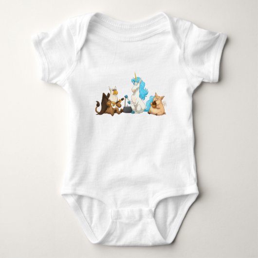 Mythologische jukband romper (Voorkant)