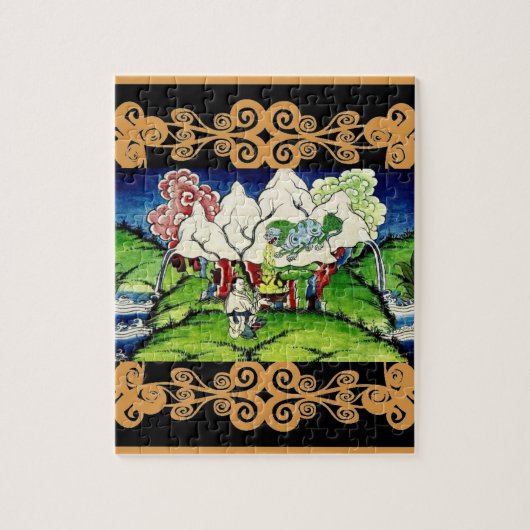 Mythologische Leeuw Legpuzzel (Verticaal)