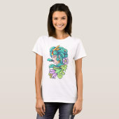 mythologische medusa gorgon t-shirt (Voorkant volledig)