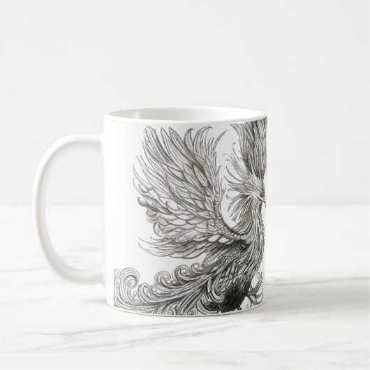 Mythologische Phoenix Mok (Links)