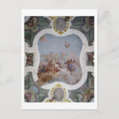Mythologische scène met de Zodiac (fresco) Briefkaart (Voorkant)