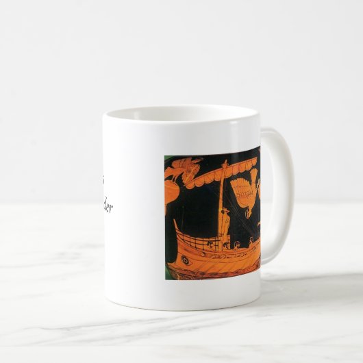 Mythologische stichter van de Mok Napels, Odysseus (Voorkant rechts)