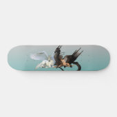 Mythologische vliegende borsten Dragon Griffin Peg Persoonlijk Skateboard (Horizontaal)