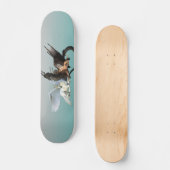 Mythologische vliegende borsten Dragon Griffin Peg Persoonlijk Skateboard (Voorkant)
