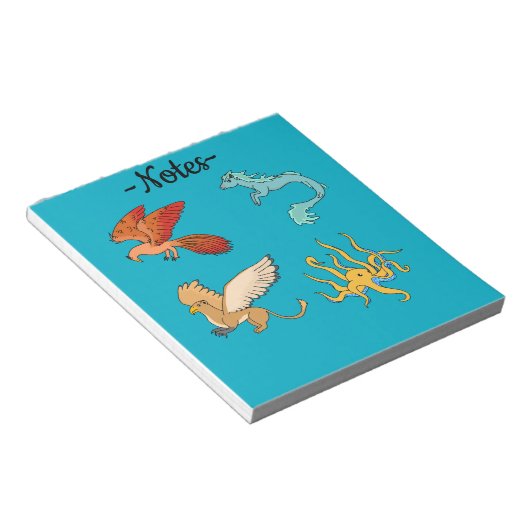 Mythologische wezens notitieblok (Schuin)