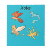 Mythologische wezens notitieblok (Voorkant)