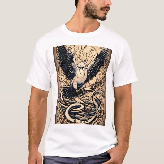 Mythologische wonderen" t-shirt (Voorkant)