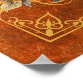 Mythologische zon gezicht godheid digitale kunst poster (Hoek)