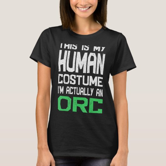 Mythology Creature Orc RPG Fantasy Folk Kostuum T-shirt (Voorkant)