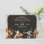 Mythology Heroes verjaardag Kaart (Staand voorkant)