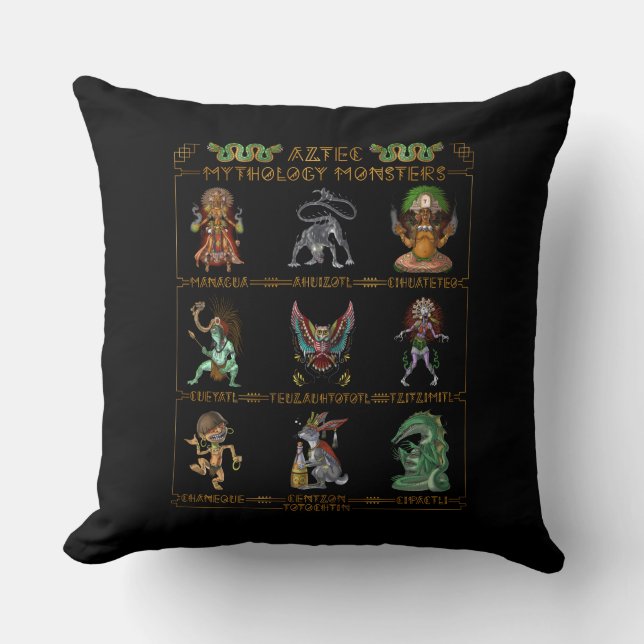 Mythology Monsters Kussen (Voorkant)