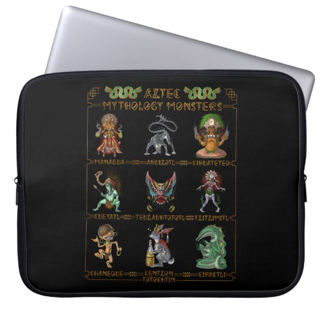 Mythology Monsters Laptop Sleeve (Voorkant)
