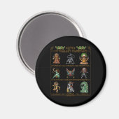 Mythology Monsters Magneet (Voorkant / Achterkant)