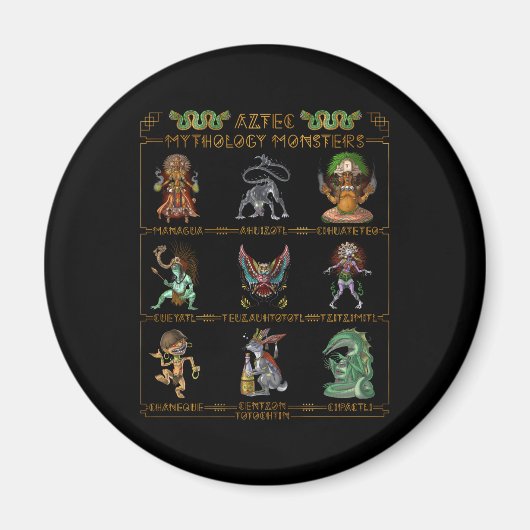 Mythology Monsters Magneet (Voorkant)