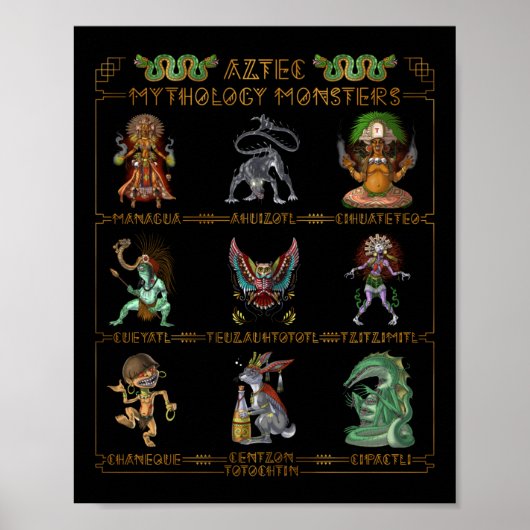Mythology Monsters Poster (Voorkant)