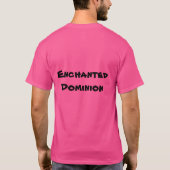 Mythoria thema - Het betoverde Dominion T-shirt (Achterkant)