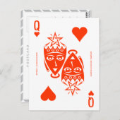 Mythos Astarte Queen of Hearts Briefkaart (Voorkant / Achterkant)