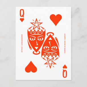 Mythos Astarte Queen of Hearts Briefkaart