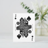 Mythos Belus Jack of Spades Briefkaart (Staand voorkant)