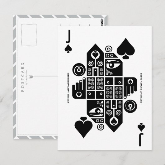 Mythos Belus Jack of Spades Briefkaart (Voorkant / Achterkant)