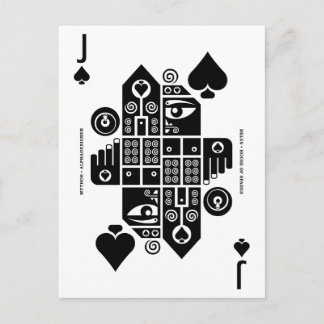 Mythos Belus Jack of Spades Briefkaart