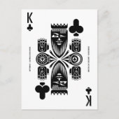 Mythos Chronos King of Clubs Briefkaart (Voorkant)