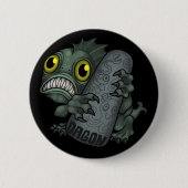 MYTHOS: Dagon Ronde Button 5,7 Cm (Voorkant)