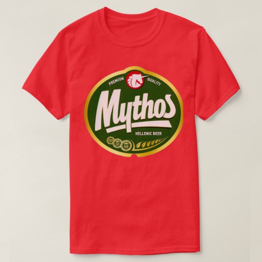 MYTHOS HELLENIC BEER T T-SHIRT (Design voorkant)