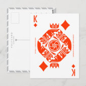 Mythos Jormungandr King of Diamonds Briefkaart (Voorkant / Achterkant)