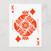 Mythos Jormungandr King of Diamonds Briefkaart (Voorkant)