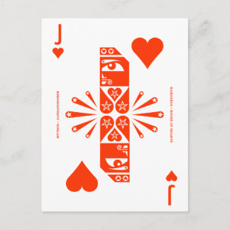 Mythos Kamadeva Jack of Hearts Briefkaart