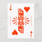 Mythos Kamadeva Jack of Hearts Briefkaart (Voorkant)