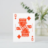 Mythos Lakshmi Queen of Diamonds Briefkaart (Staand voorkant)