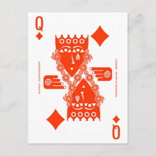 Mythos Lakshmi Queen of Diamonds Briefkaart