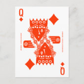 Mythos Lakshmi Queen of Diamonds Briefkaart (Voorkant)