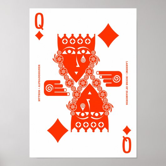 Mythos Lakshmi Queen of Diamonds Poster (Voorkant)