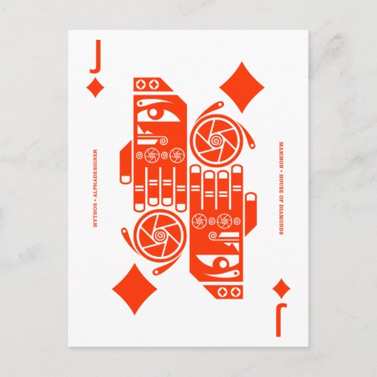 Mythos Mammon Jack van Diamonds Briefkaart (Voorkant)