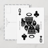 Mythos Rhea Queen of Clubs Briefkaart (Voorkant / Achterkant)