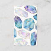 Mytical Crystal White en Gold Visitekaartje (Achterkant)