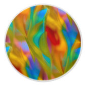 Mytical Glass Rainbow-kleuren - Magical Spell Keramische Knop (Voorkant)