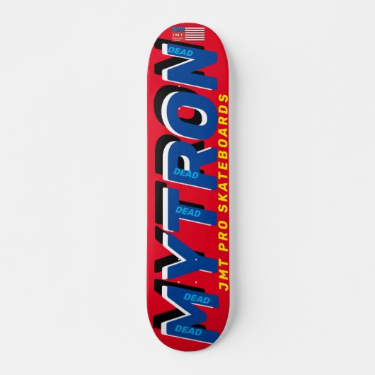 MYTRON  DEAD 7 3/4" Skateboarddek Persoonlijk Skateboard (Voorkant)