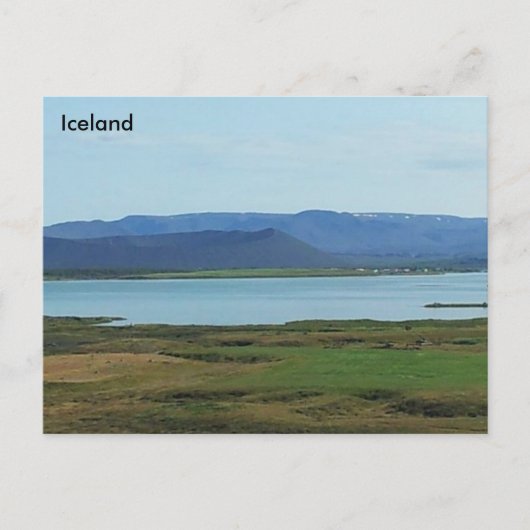 Mývatn, IJsland Briefkaart (Voorkant)