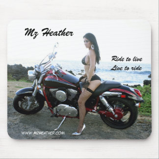 Mz Heather "Ride to live to ride" muispad Muismat