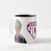 Mz. Nellie Tweekleurige Koffiemok (Voorkant links)