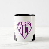 Mz. Nellie Tweekleurige Koffiemok (Center)