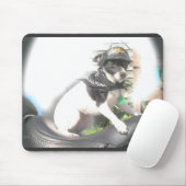 Mz. Sassy Biker Babe Mousepad Muismat (Met muis)