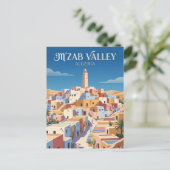M'Zab-vallei Algerije Briefkaart (Staand voorkant)