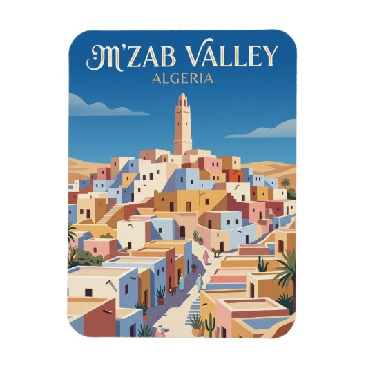 M'Zab-vallei Algerije Magneet (Verticaal)